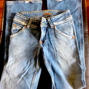Hudson wide legged jeans